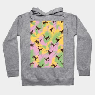 Monkeys Pattern Hoodie